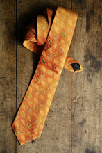 Load image into Gallery viewer, Yellow Silk Ikat Necktie