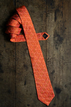 Load image into Gallery viewer, Peach Silk Ikat Necktie