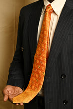 Load image into Gallery viewer, Yellow Silk Ikat Necktie