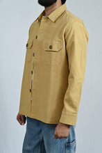 Load image into Gallery viewer, Classic Handwoven Overshirt - Mustard Yellow