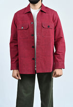 Load image into Gallery viewer, Classic Handwoven Overshirt - Maroon