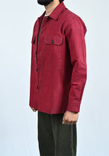 Load image into Gallery viewer, Classic Handwoven Overshirt - Maroon