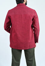 Load image into Gallery viewer, Classic Handwoven Overshirt - Maroon