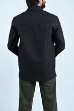 Load image into Gallery viewer, Classic Handwoven Overshirt - Black