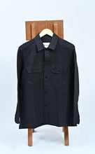 Load image into Gallery viewer, Classic Handwoven Overshirt - Black
