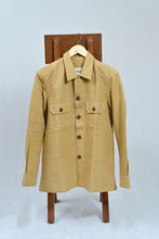 Load image into Gallery viewer, Classic Handwoven Overshirt - Mustard Yellow
