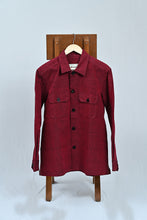 Load image into Gallery viewer, Classic Handwoven Overshirt - Maroon
