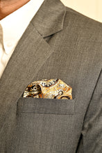 Load image into Gallery viewer, The Floral Yellow Pocket Square