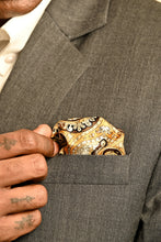 Load image into Gallery viewer, The Floral Yellow Pocket Square