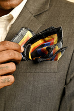 Load image into Gallery viewer, The Geometric Blue Pocket Square