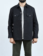 Load image into Gallery viewer, Classic Handwoven Overshirt - Black