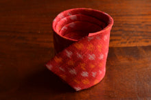 Load image into Gallery viewer, Raw Silk Ikat Necktie in Diamond Red