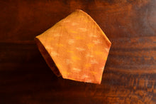 Load image into Gallery viewer, Raw Silk Ikat Necktie in Diamond Yellow