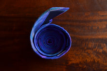 Load image into Gallery viewer, Raw Silk Ikat Necktie in Royal Blue