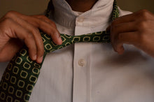 Load image into Gallery viewer, Mashru Necktie in Bottle Green