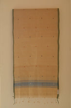 Load image into Gallery viewer, Naturally Dyed Jamdani Scarf (Long) in Yellow
