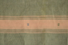 Load image into Gallery viewer, Naturally Dyed Jamdani Scarf (Long) in Green