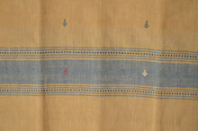 Load image into Gallery viewer, Naturally Dyed Jamdani Scarf (Long) in Yellow