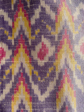 Load image into Gallery viewer, Indian Jacket - White Wave II (Raw Silk Ikat)