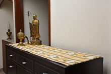 Load image into Gallery viewer, Cotton Ikat Table Runner in Yellow