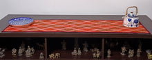 Load image into Gallery viewer, Silk Ikat Table Runner in Orange