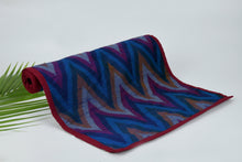 Load image into Gallery viewer, Silk Ikat Table Runner in Blue