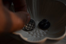 Load image into Gallery viewer, Bidri Cufflinks with Silver Inlay - Round
