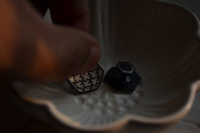 Load image into Gallery viewer, Bidri Cufflinks with Silver Inlay - Hexagon
