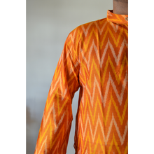 Load image into Gallery viewer, Ikat kurta in Orange
