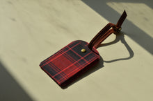 Load image into Gallery viewer, Personal Tag - Plaid Red
