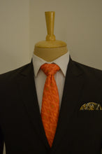 Load image into Gallery viewer, Peach Silk Ikat Necktie
