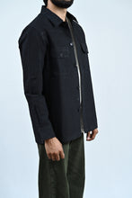 Load image into Gallery viewer, Classic Handwoven Overshirt - Black
