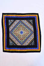 Load image into Gallery viewer, The Geometric Blue Pocket Square
