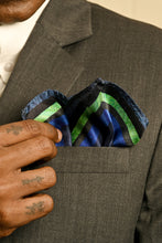 Load image into Gallery viewer, The Persian Blue Pocket Square
