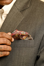Load image into Gallery viewer, The Fire Red Pocket Square
