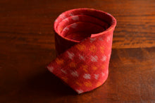 Load image into Gallery viewer, Raw Silk Ikat Necktie in Diamond Red
