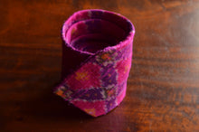 Load image into Gallery viewer, Raw Silk Ikat Necktie in Patterned Purple
