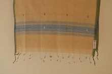 Load image into Gallery viewer, Naturally Dyed Jamdani Scarf (Long) in Yellow
