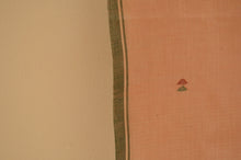 Load image into Gallery viewer, Naturally Dyed Jamdani Scarf (Long) in Peach
