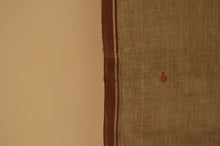 Load image into Gallery viewer, Naturally Dyed Jamdani Scarf (Long) in Brown
