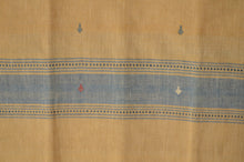 Load image into Gallery viewer, Naturally Dyed Jamdani Scarf (Long) in Yellow
