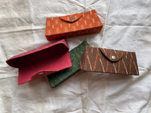 Load image into Gallery viewer, Eyewear Case in Green Ikat
