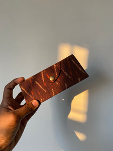Eyewear Case in Brown Ikat