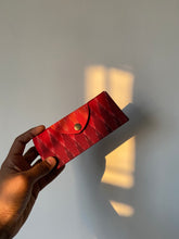 Load image into Gallery viewer, Eyewear Case in Red Ikat
