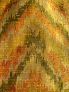 Indian Jacket - Yellow Tiger (Raw Silk Ikat)
