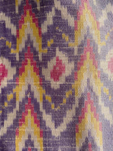Load image into Gallery viewer, Indian Jacket - White Wave II (Raw Silk Ikat)
