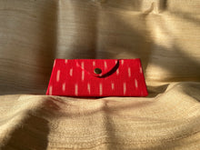 Load image into Gallery viewer, Eyewear Case in Red Ikat Bold
