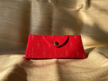 Load image into Gallery viewer, Eyewear Case in Red Ikat Fine
