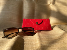 Load image into Gallery viewer, Eyewear Case in Red Ikat Fine
