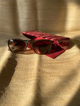 Load image into Gallery viewer, Eyewear Case in Maroon Ikat
